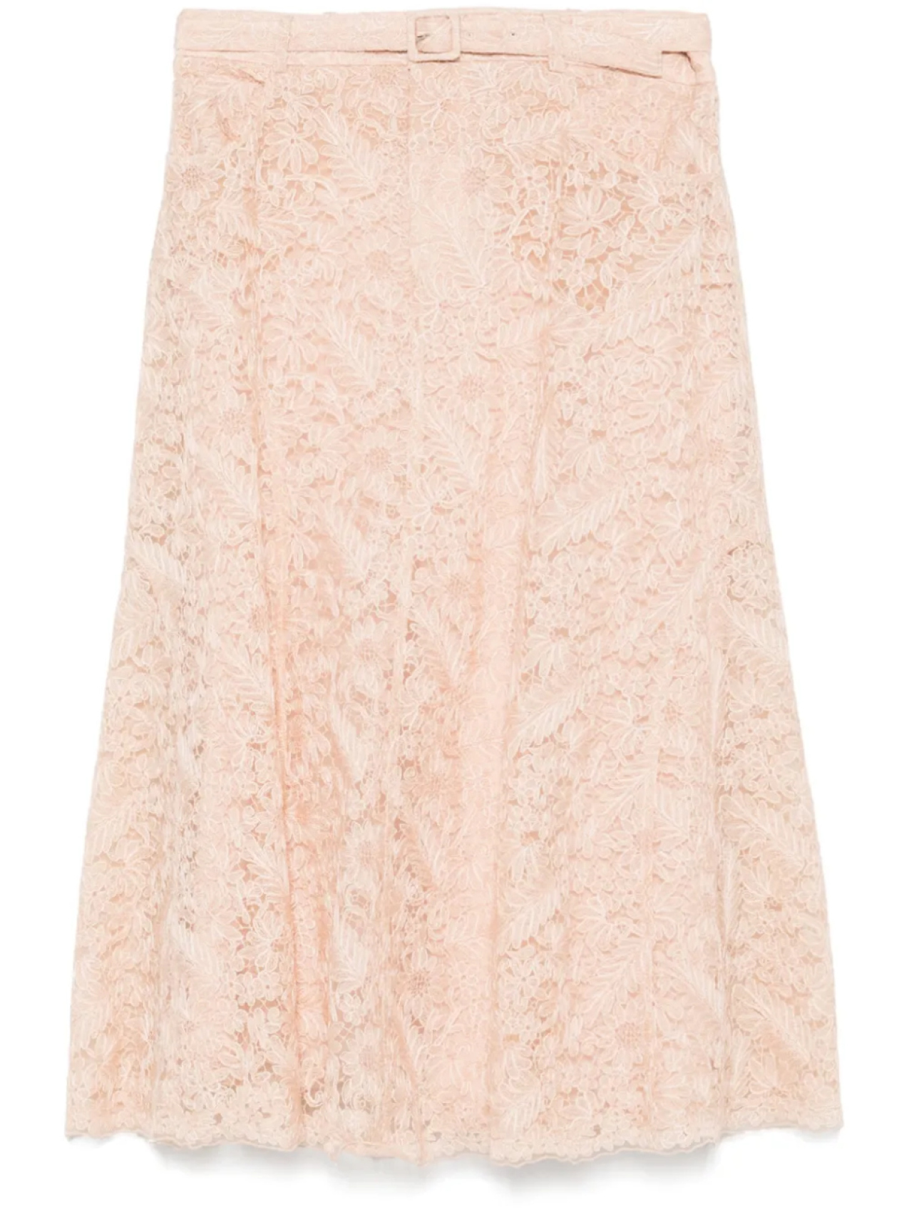 Ermanno Scervino кружевная юбка миди, розовый 
Ermanno Scervino кружевная юбка миди, розовый