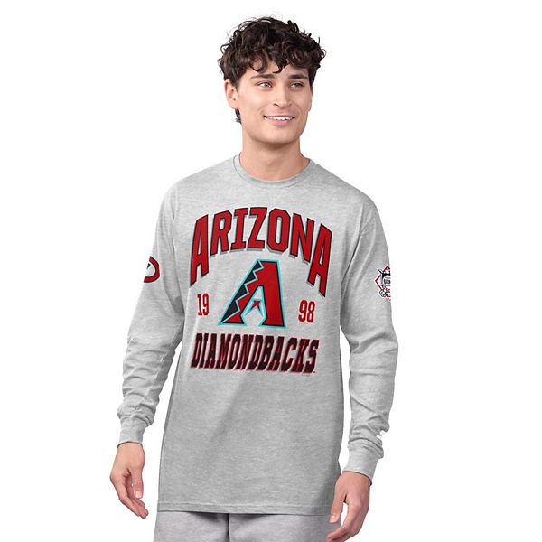 Мужской набор из двух футболок Arizona Diamondbacks: длинный рукав и короткий рукав, цвет heather gray/red Starter
Мужской набор из двух футболок Arizona Diamondbacks: длинный рукав и короткий рукав, цвет heather gray/red Starter