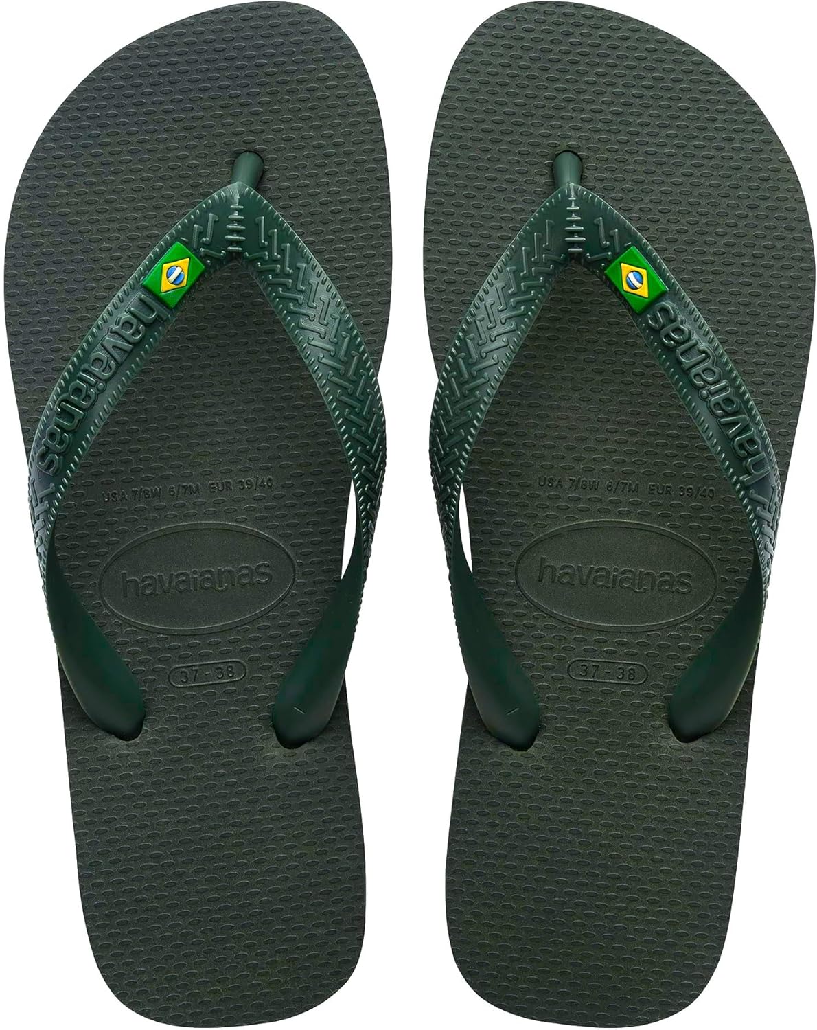 Шлепанцы Havaianas для взрослых, унисекс, с ремешком между пальцами, зеленый
Шлепанцы Havaianas для взрослых, унисекс, с ремешком между пальцами, зеленый
