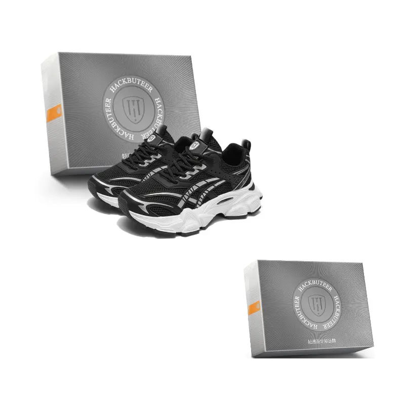 HACKBUTEER Мужские низкие массивные кроссовки в коробке черные, цвет Black (Box)
HACKBUTEER Мужские низкие массивные кроссовки в коробке черные, цвет Black (Box)