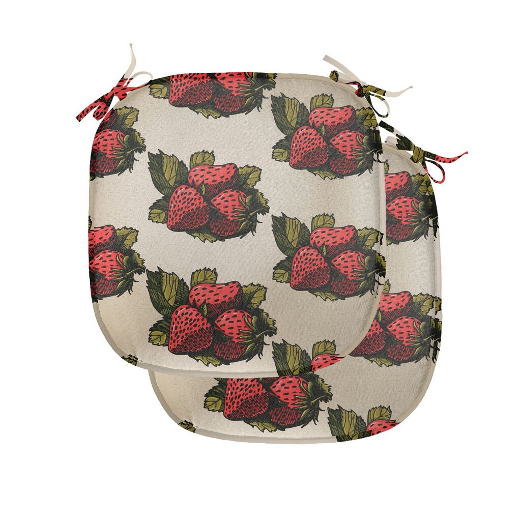 Подушки на обеденный стул ABAKUHAUS Strawberry, нарисованные вручную фрукты, декоративная водонепроницаемая подушка с ремнями для кухонных сидений, 40 см x 40 см — упаковка из 2 шт., темно-кораллово-желто-зеленый
Подушки на обеденный стул ABAKUHAUS Strawberry, нарисованные вручную фрукты, декоративная водонепроницаемая подушка с ремнями для кухонных сидений, 40 см x 40 см — упаковка из 2 шт., темно-кораллово-желто-зеленый