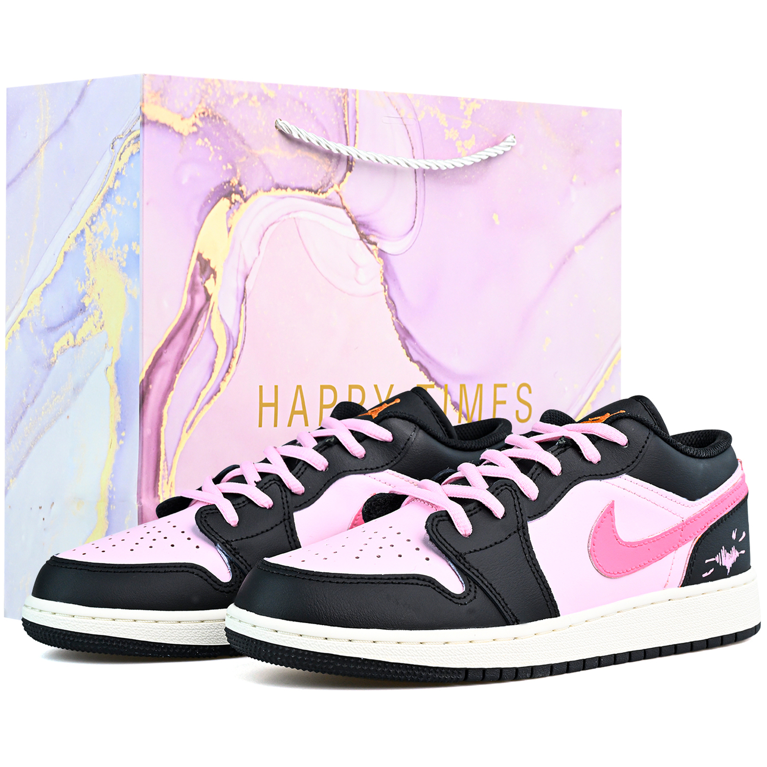 Jordan Кроссовки Air 1 с амортизацией, износостойкие, дышащие, низкие, винтажные, для баскетбола, женские, черный с розовым
Jordan Кроссовки Air 1 с амортизацией, износостойкие, дышащие, низкие, винтажные, для баскетбола, женские, черный с розовым