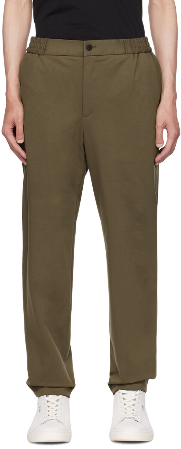 Эластичные брюки цвета хаки Hugo
Эластичные брюки цвета хаки Hugo