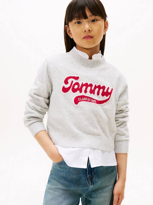 Детский свитшот из хлопковой смеси с круглым вырезом Tommy Hilfiger, Light Grey Heather
Детский свитшот из хлопковой смеси с круглым вырезом Tommy Hilfiger, Light Grey Heather