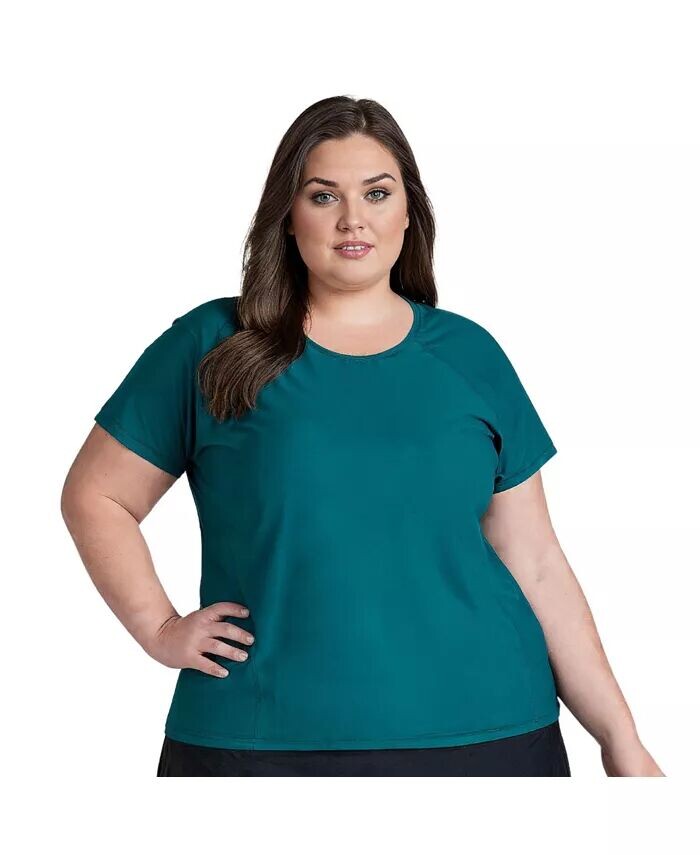 Свободный топ для плавания Adele больших размеров Calypsa, зеленый
Свободный топ для плавания Adele больших размеров Calypsa, зеленый