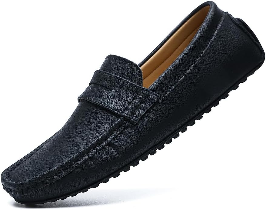 Мужские классические мокасины Santimon с пенни, слипоны, повседневные туфли для вождения и для лодки, черный
Мужские классические мокасины Santimon с пенни, слипоны, повседневные туфли для вождения и для лодки, черный