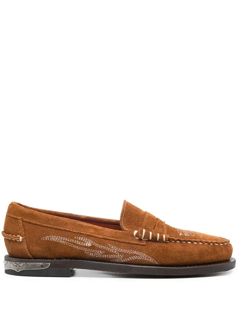 Лоферы с вышивкой Sebago, коричневый
Лоферы с вышивкой Sebago, коричневый