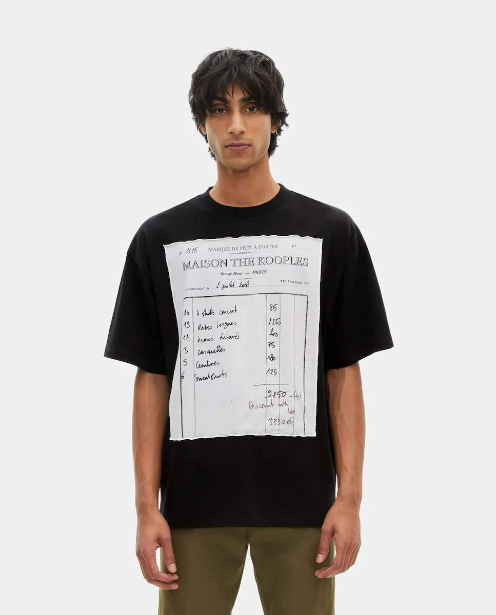 Свободная мужская футболка The Kooples, черный
Свободная мужская футболка The Kooples, черный