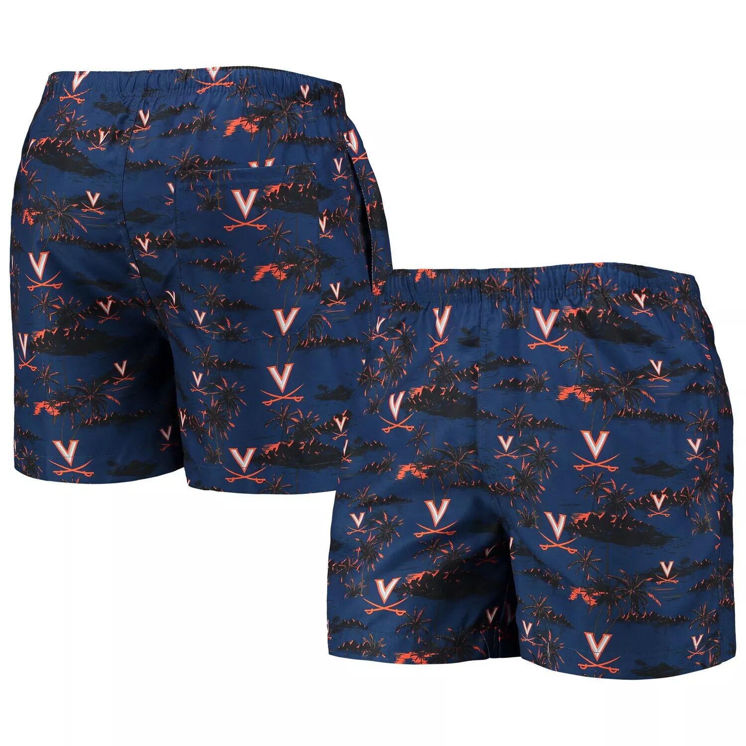 Мужские плавки FOCO Navy Virginia Cavaliers Island Palm
Мужские плавки FOCO Navy Virginia Cavaliers Island Palm