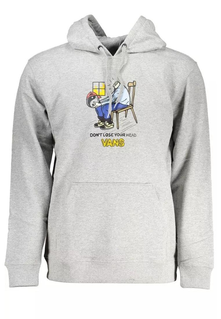 Хлопковая толстовка с логотипом Vans, серый
Хлопковая толстовка с логотипом Vans, серый