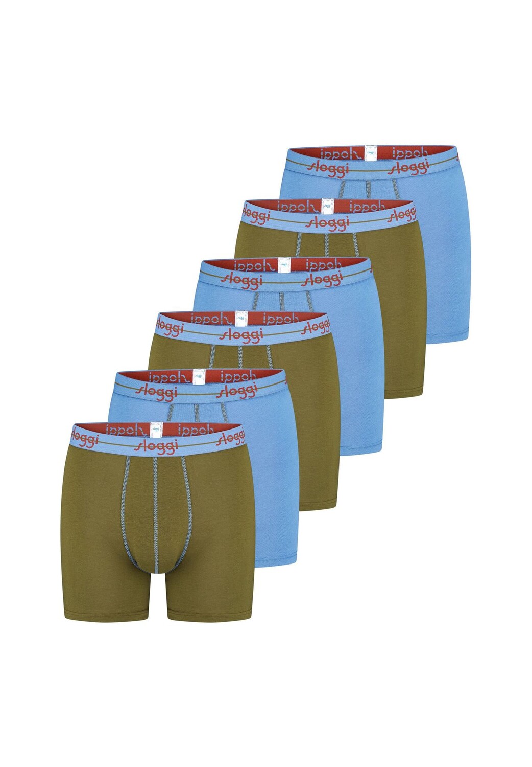 Длинные шорты/брюки Набор из 6 мужчин Начало Sloggi, цвет Blau / Gr_n
Длинные шорты/брюки Набор из 6 мужчин Начало Sloggi, цвет Blau / Gr_n