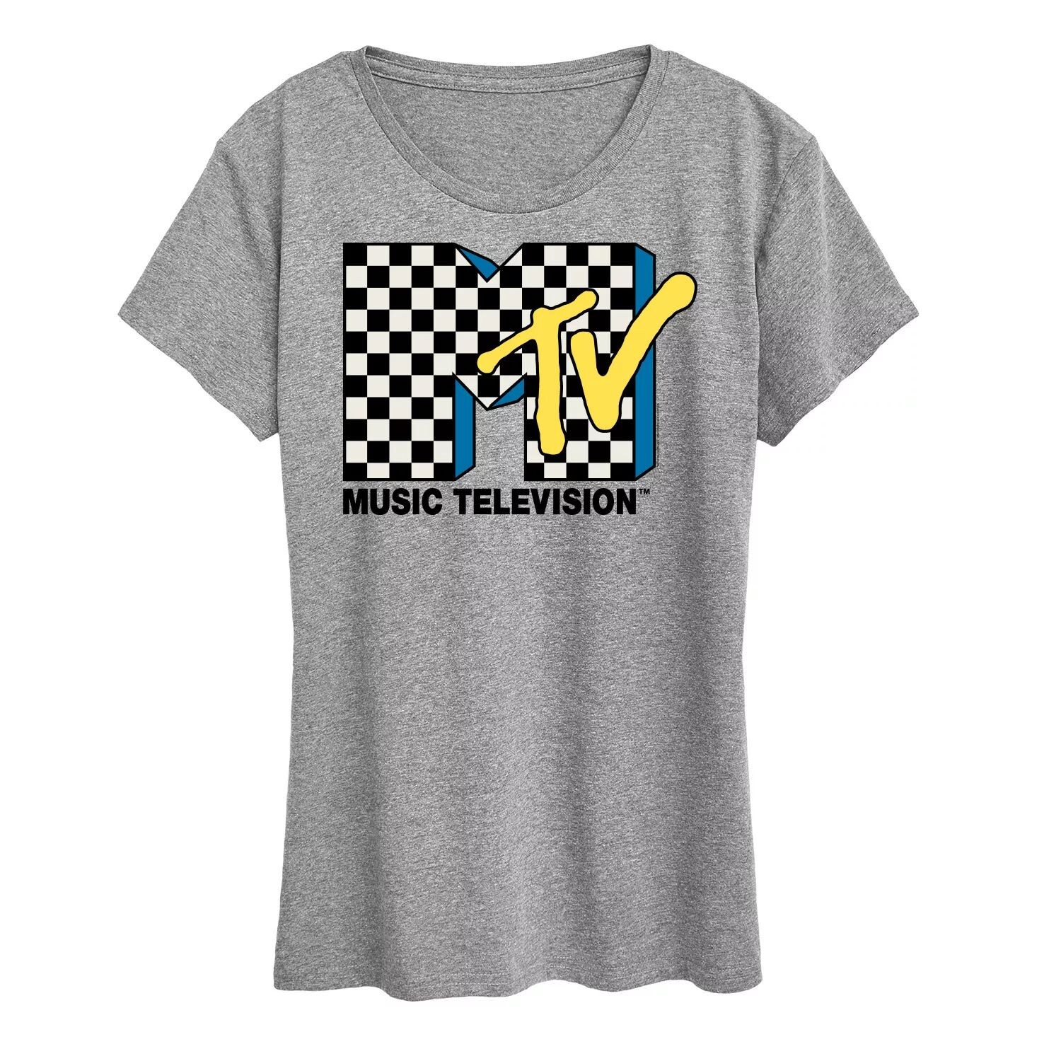 Женская футболка с клетчатым логотипом MTV и графическим рисунком Licensed Character, серый
Женская футболка с клетчатым логотипом MTV и графическим рисунком Licensed Character, серый