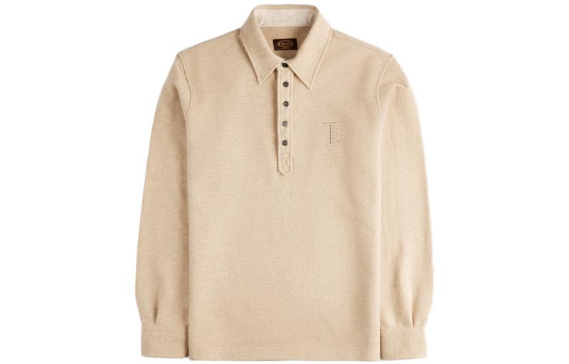 Футболка поло FW23 мужская бежево-желтая TOD'S 
Футболка поло FW23 мужская бежево-желтая TOD'S