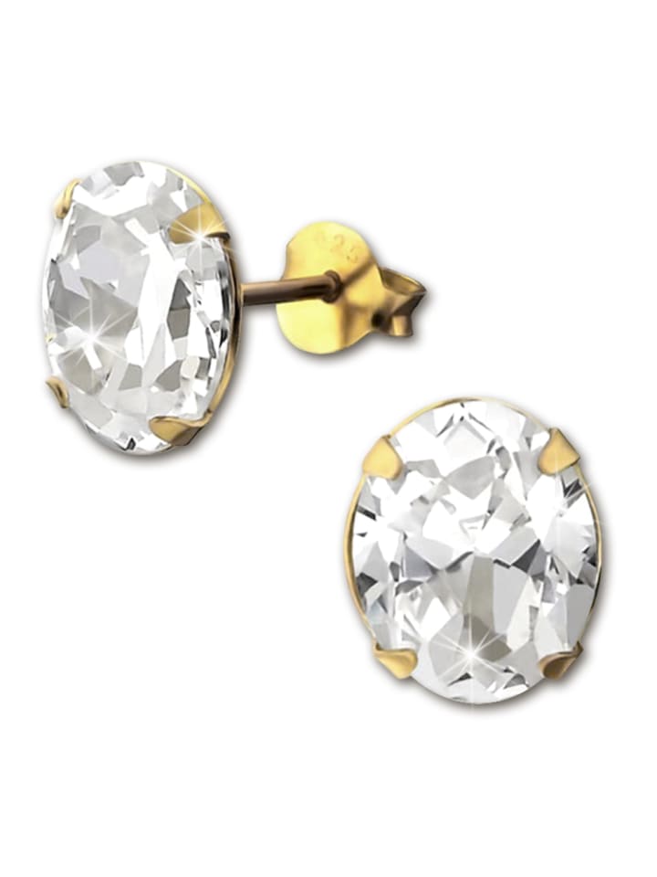 SilberDream Серьги-гвоздики, серебро 925 пробы, позолоченные (желтое золото 585 пробы), овальной формы
SilberDream Серьги-гвоздики, серебро 925 пробы, позолоченные (желтое золото 585 пробы), овальной формы