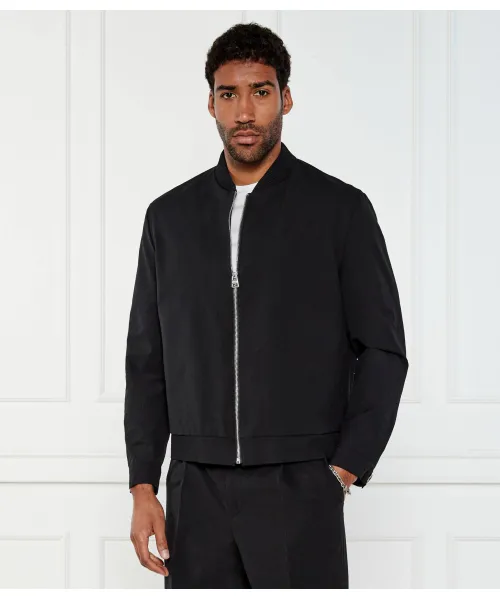 Бомбер ukashi252f1x Modern fit Hugo, черный 
Бомбер ukashi252f1x Modern fit Hugo, черный