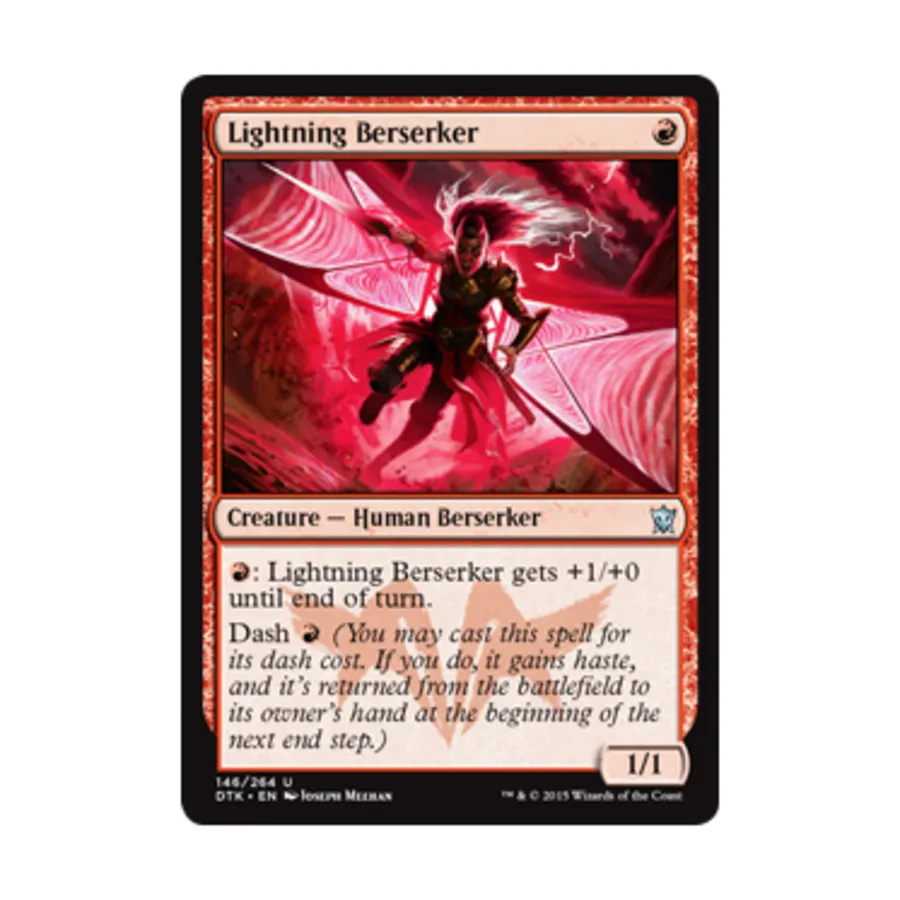 CCG Молниеносный берсерк (U), MTG - Dragons of Tarkir
CCG Молниеносный берсерк (U), MTG - Dragons of Tarkir