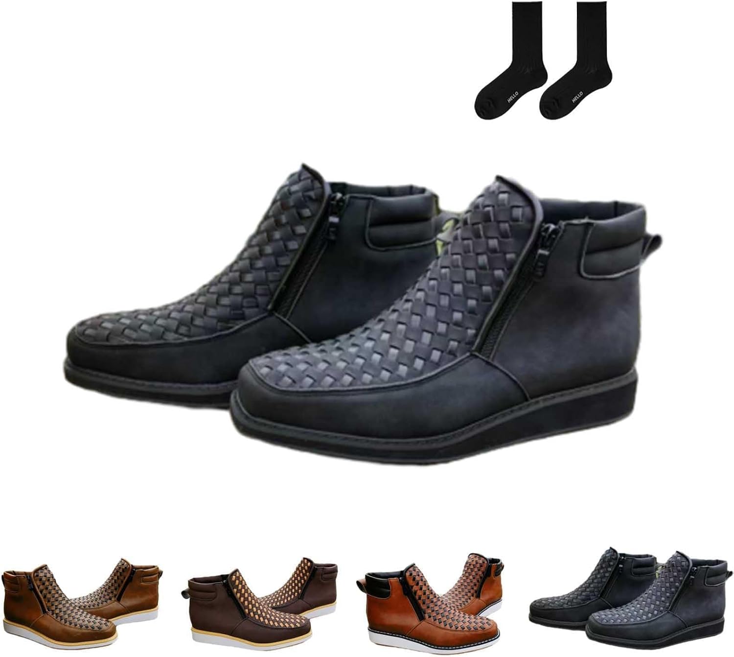 Ковбойские сапоги ручной работы, ковбойские сапоги с квадратным носком для мужчин, кожаные туфли для мужчин с двойной боковой молнией Generic, черный
Ковбойские сапоги ручной работы, ковбойские сапоги с квадратным носком для мужчин, кожаные туфли для мужчин с двойной боковой молнией Generic, черный