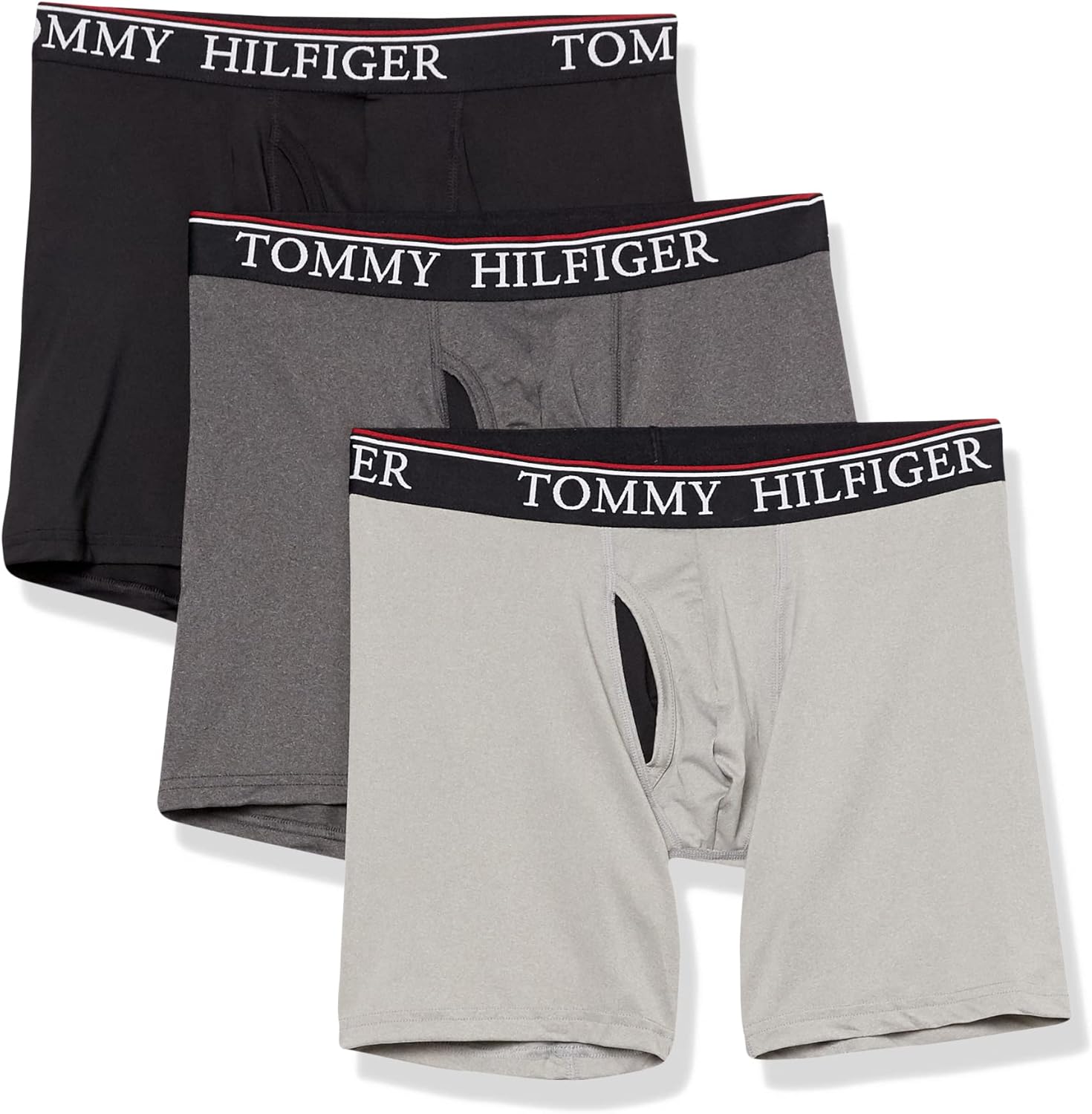 Комплект из 3 мужских трусов-боксеров Tommy Hilfiger Cool из микрофибры, Black
Комплект из 3 мужских трусов-боксеров Tommy Hilfiger Cool из микрофибры, Black