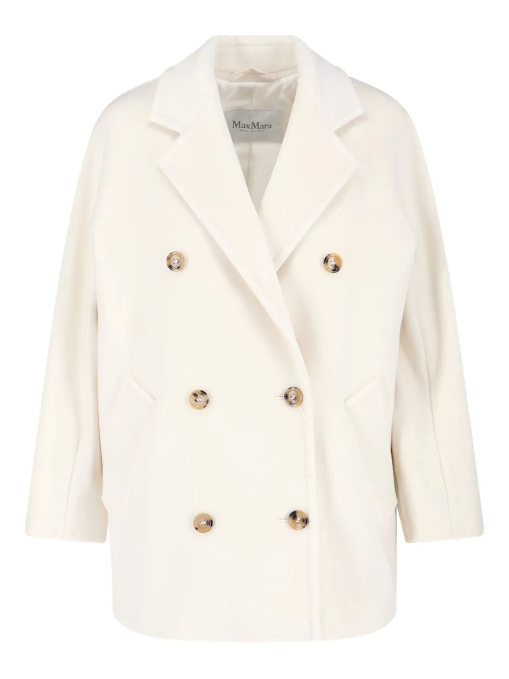 Двубортное пальто на пуговицах MAX MARA, белый
Двубортное пальто на пуговицах MAX MARA, белый