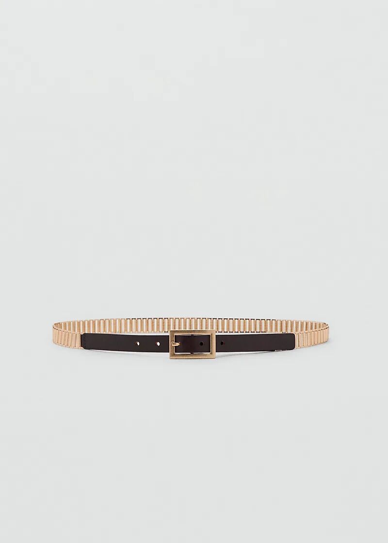 Тонкий ремень из кожи Mango коричневого цвета с фурнитурой
Тонкий ремень из кожи Mango коричневого цвета с фурнитурой