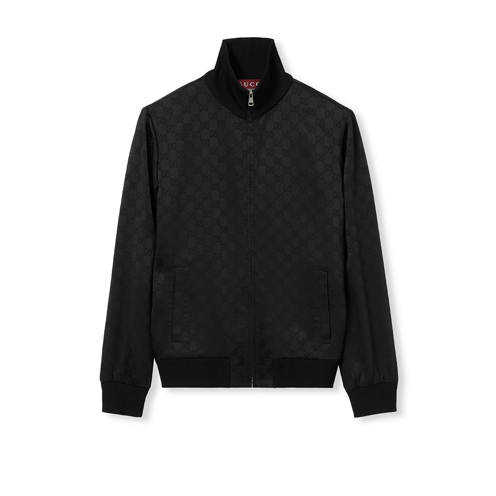 Джаккардовая куртка на молнии GUCCI, черный
Джаккардовая куртка на молнии GUCCI, черный