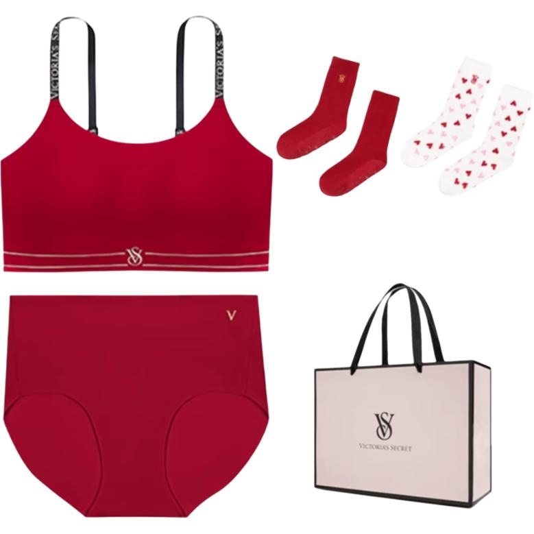 Victoria's Secret Женский комплект нижнего белья в подарочной коробке red
Victoria's Secret Женский комплект нижнего белья в подарочной коробке red