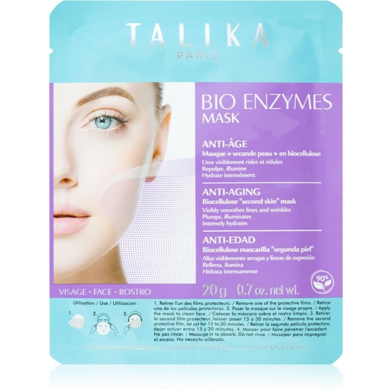 Talika Bio Enzymes Mask Anti-Age тканевая маска против морщин 20 г
Talika Bio Enzymes Mask Anti-Age тканевая маска против морщин 20 г