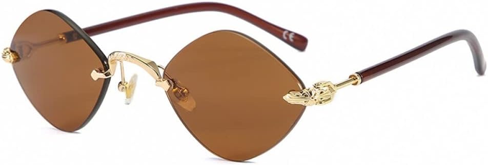 Маленькие солнцезащитные очки без оправы в стиле стимпанк для женщин и мужчин, ромбовидные солнцезащитные очки в стиле ретро для путешествий с защитой от УФ-излучения UV400 generic, C04 Gold Tea
Маленькие солнцезащитные очки без оправы в стиле стимпанк для женщин и мужчин, ромбовидные солнцезащитные очки в стиле ретро для путешествий с защитой от УФ-излучения UV400 generic, C04 Gold Tea