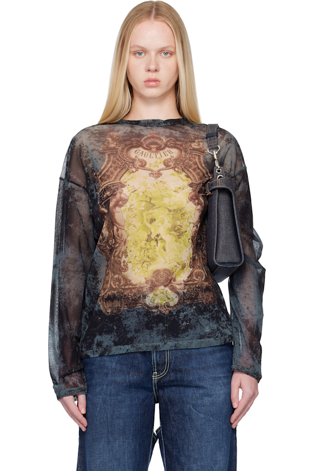 Jean Paul Gaultier Разноцветная футболка «медальон большого размера»
Jean Paul Gaultier Разноцветная футболка «медальон большого размера»