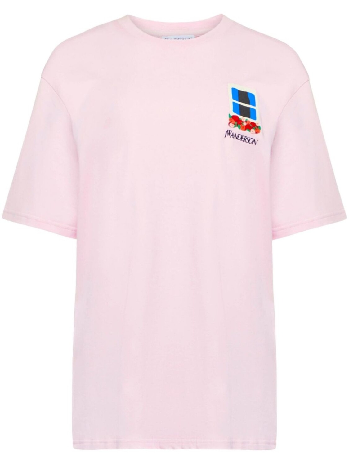 Футболка с вышитым окном JW Anderson, розовый
Футболка с вышитым окном JW Anderson, розовый