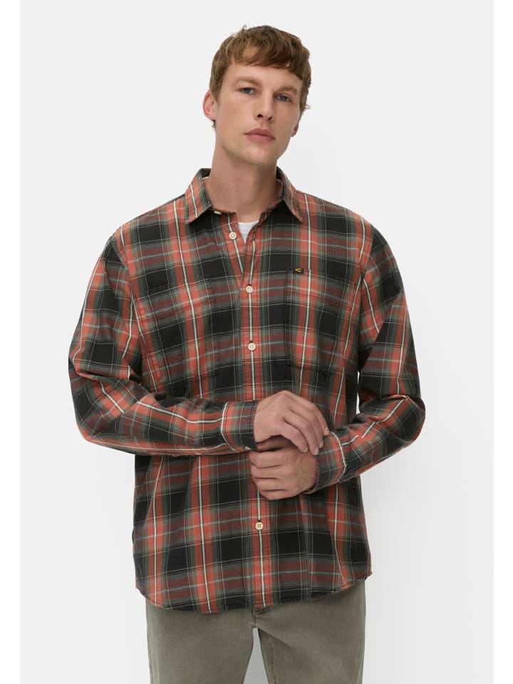 Рубашка с длинными рукавами и нагрудными карманами цвета корицы Camel Active
Рубашка с длинными рукавами и нагрудными карманами цвета корицы Camel Active