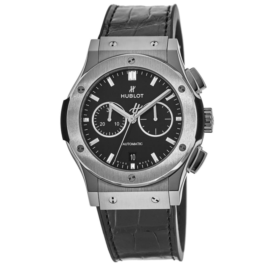 Мужские часы Hublot Classic Fusion Chronograph с черным циферблатом и черным кожаным ремешком 541.NX.1171.LR
Мужские часы Hublot Classic Fusion Chronograph с черным циферблатом и черным кожаным ремешком 541.NX.1171.LR