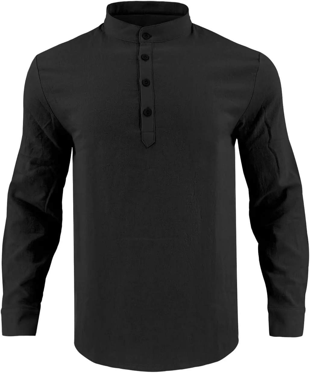 Мужская хлопковая льняная рубашка с 1/4 пуговицами, длинный рукав, летняя casual MLUTJINOO
Мужская хлопковая льняная рубашка с 1/4 пуговицами, длинный рукав, летняя casual MLUTJINOO