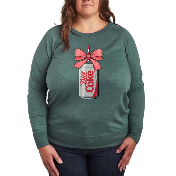 Футболка с длинным рукавом из французского велюра с бантом и принтом банки диетической колы Plus size Licensed Character, зеленый
Футболка с длинным рукавом из французского велюра с бантом и принтом банки диетической колы Plus size Licensed Character, зеленый