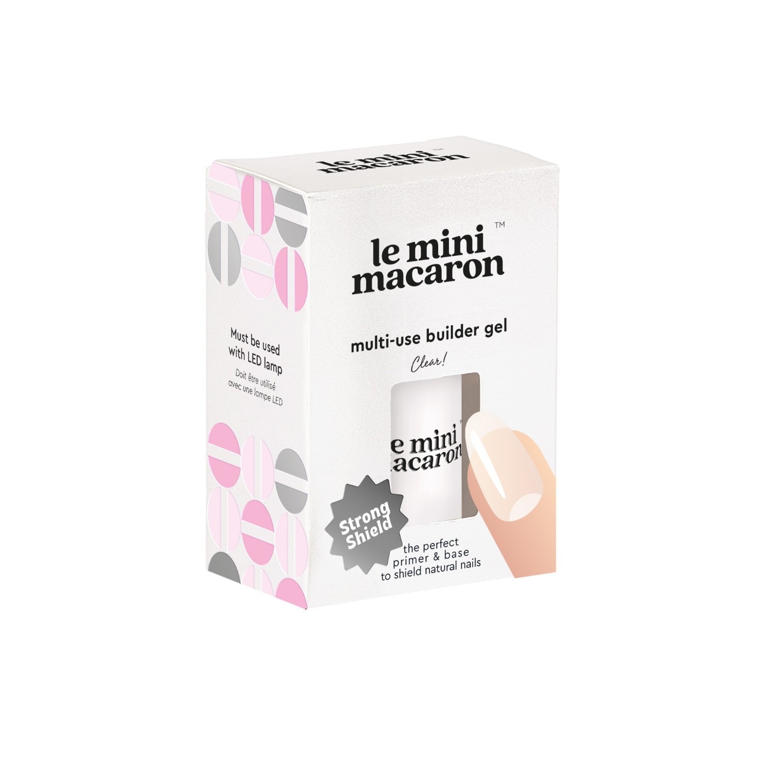 Лак для ногтей builder gel Le Mini Macaron, clear, объем 8.5 мл
Лак для ногтей builder gel Le Mini Macaron, clear, объем 8.5 мл