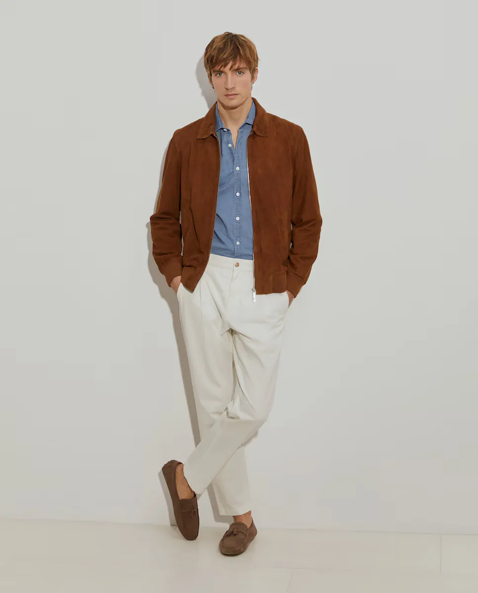 Мужская коричневая замшевая куртка Lion of Porches, коричневый
Мужская коричневая замшевая куртка Lion of Porches, коричневый