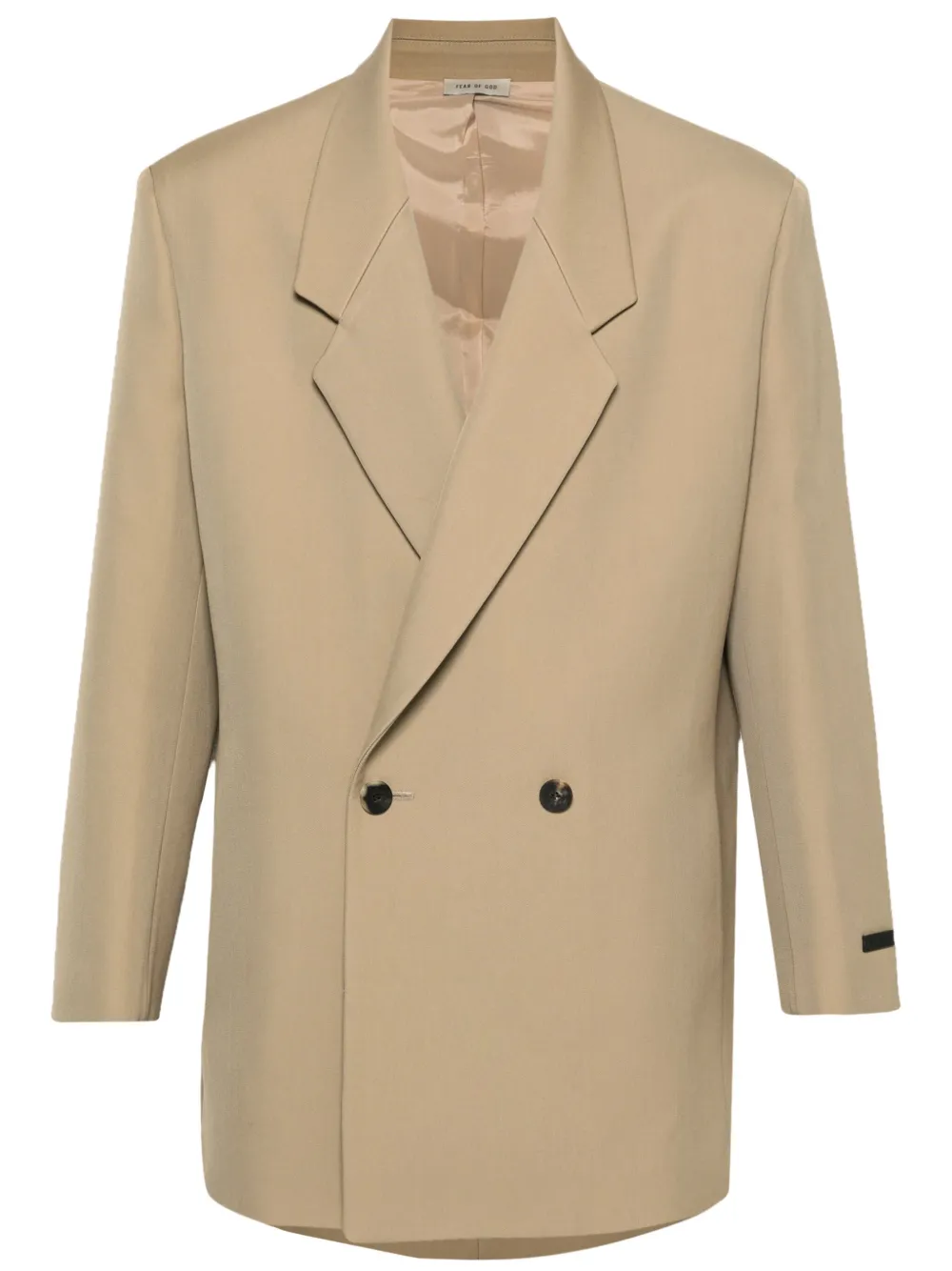 Двубортный пиджак California Fear Of God, нейтральный
Двубортный пиджак California Fear Of God, нейтральный