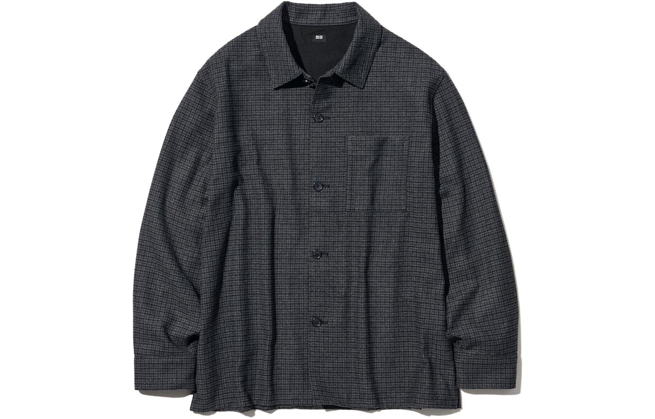 Рубашка мужская темно-серая Uniqlo, темно-серый
Рубашка мужская темно-серая Uniqlo, темно-серый