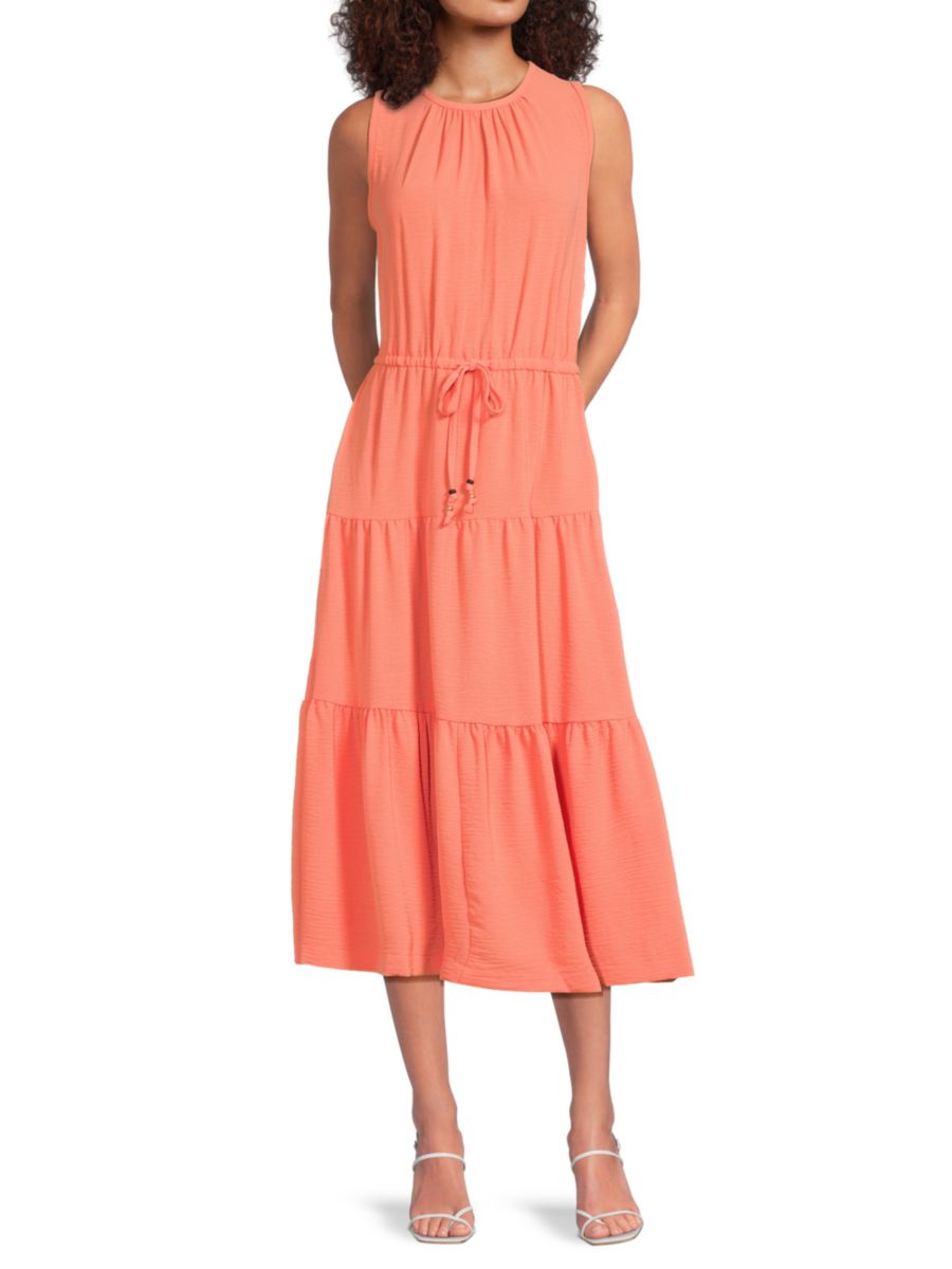 Платье миди без рукавов с ярусами Calvin Klein, цвет Melon
Платье миди без рукавов с ярусами Calvin Klein, цвет Melon