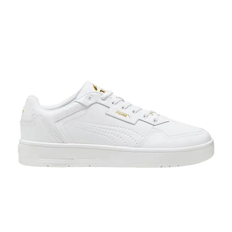 Кроссовки Puma Court Classic Lux 'White Gold', белый 
Кроссовки Puma Court Classic Lux 'White Gold', белый