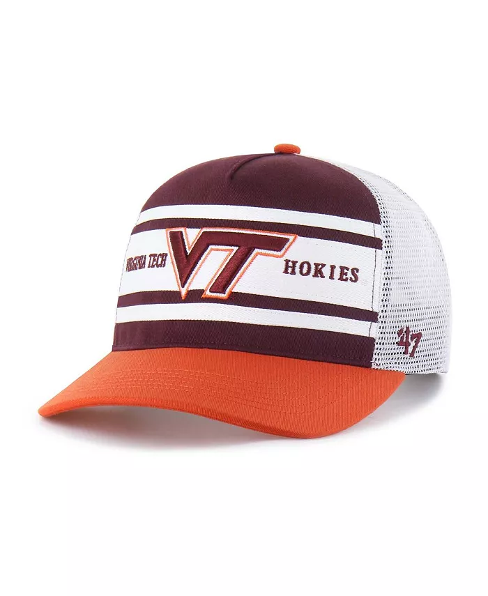 Кепка дальнобойщика Virginia Tech Hokies Maroon/Orange Super Stripe Hitch Adjustable Trucker Hat для больших мальчиков и девочек '47 Brand
Кепка дальнобойщика Virginia Tech Hokies Maroon/Orange Super Stripe Hitch Adjustable Trucker Hat для больших мальчиков и девочек '47 Brand