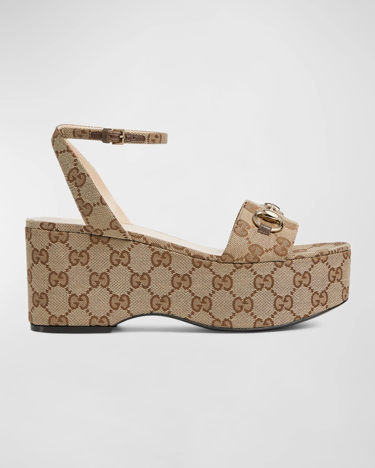 Босоножки на платформе Lady GG Canvas Bit Gucci, цвет Beige Ebony
Босоножки на платформе Lady GG Canvas Bit Gucci, цвет Beige Ebony