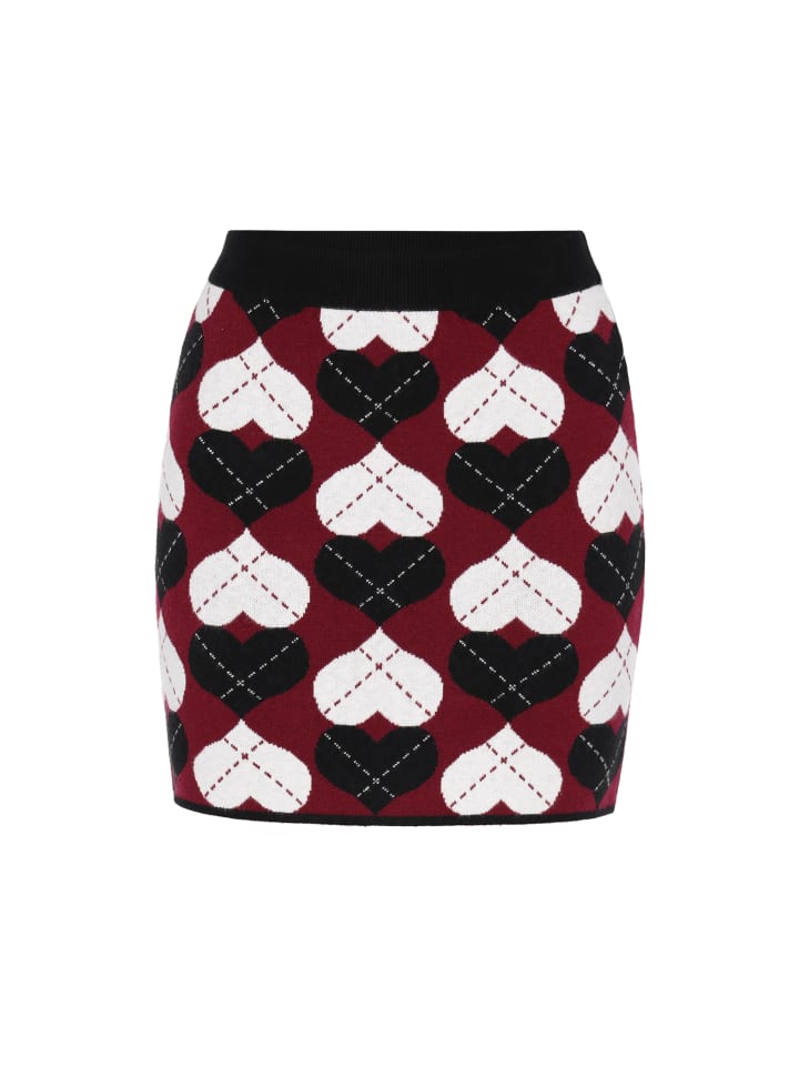 Женская юбка черного бордового цвета myMo ROCKS
Женская юбка черного бордового цвета myMo ROCKS