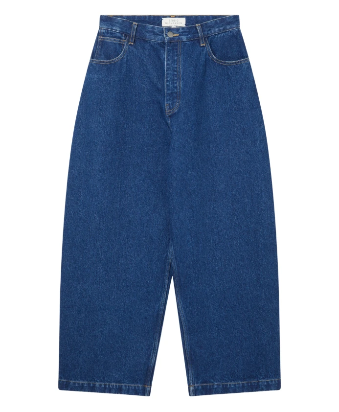 Джинсовые брюки Paolo цвета индиго. Studio Nicholson, синий
Джинсовые брюки Paolo цвета индиго. Studio Nicholson, синий