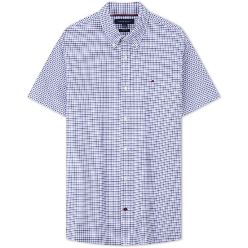 Tommy Hilfiger Рубашка мужская синяя белая в клетку
Tommy Hilfiger Рубашка мужская синяя белая в клетку