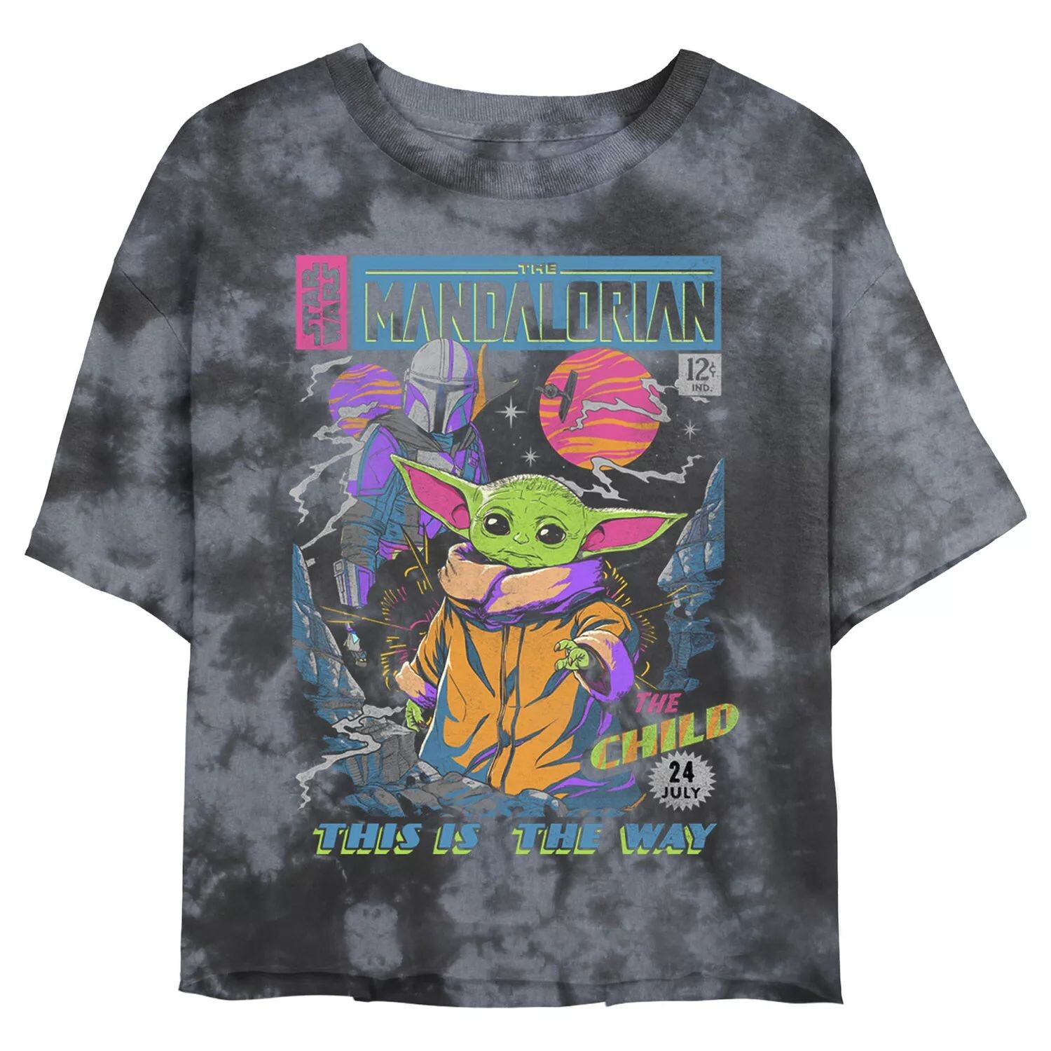 Укороченная футболка для юниоров «Звездные войны: Мандалорец, ребенок, комиксы» Star Wars
Укороченная футболка для юниоров «Звездные войны: Мандалорец, ребенок, комиксы» Star Wars