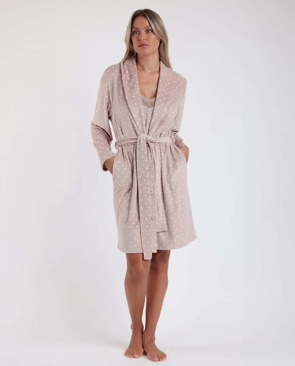 Тёплый женский халат с длинными рукавами Admas, серый
Тёплый женский халат с длинными рукавами Admas, серый