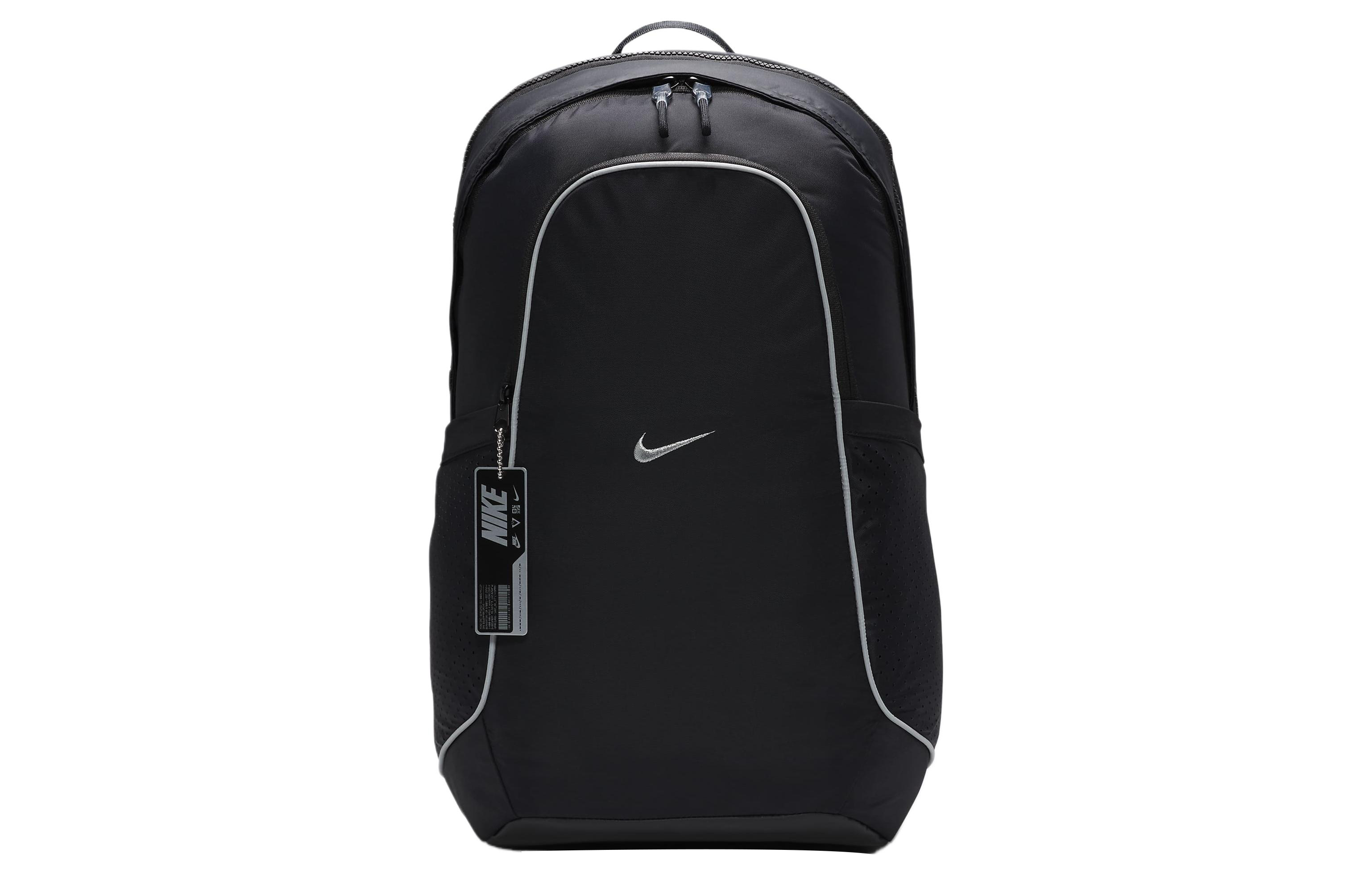 Nike Нейлоновый рюкзак мужской черный с металлическим серебром, Black & Metallic Silver
Nike Нейлоновый рюкзак мужской черный с металлическим серебром, Black & Metallic Silver