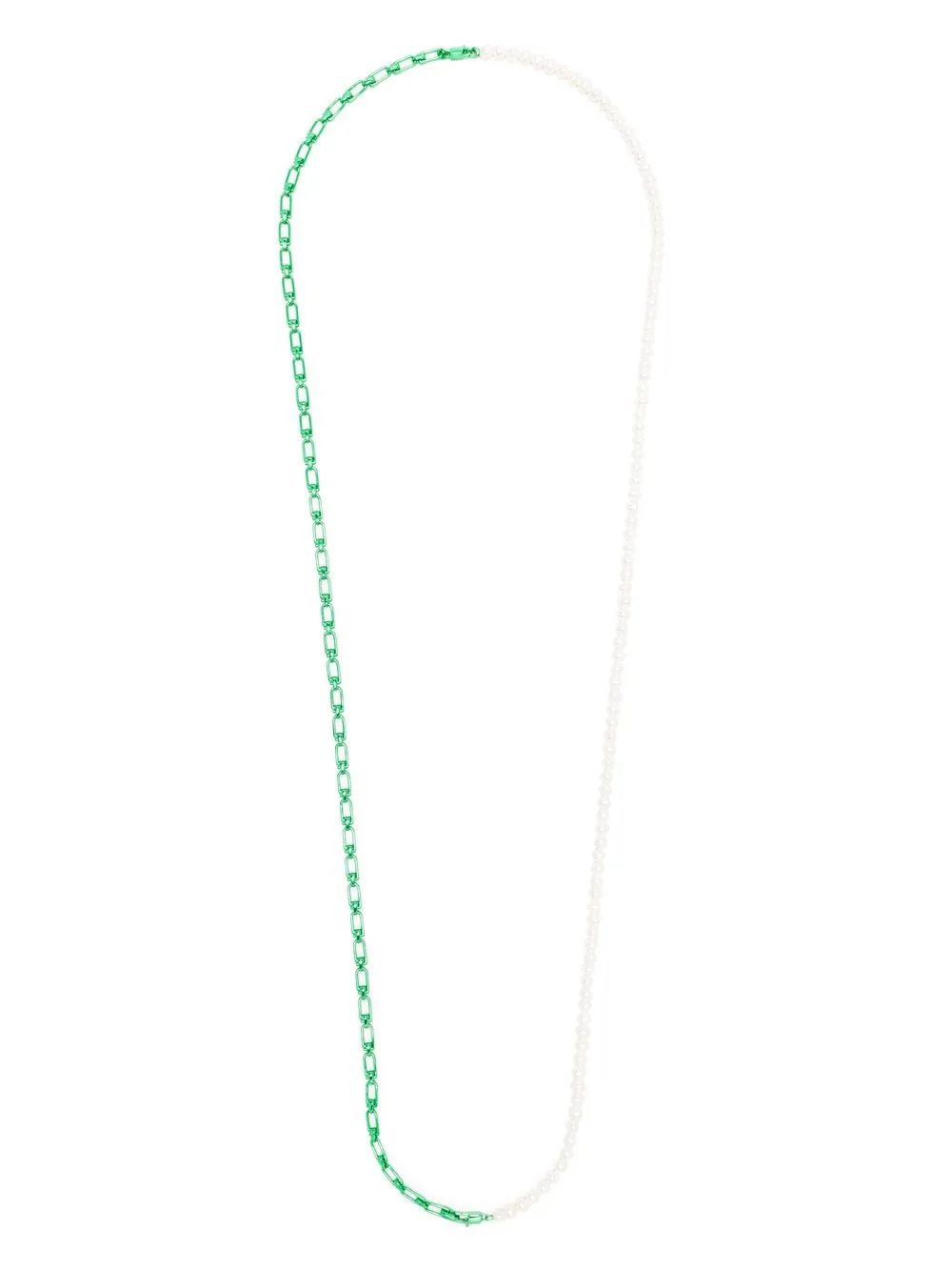 Серебряная цепочка на шею с жемчугом EÉRA, белый 
Серебряная цепочка на шею с жемчугом EÉRA, белый