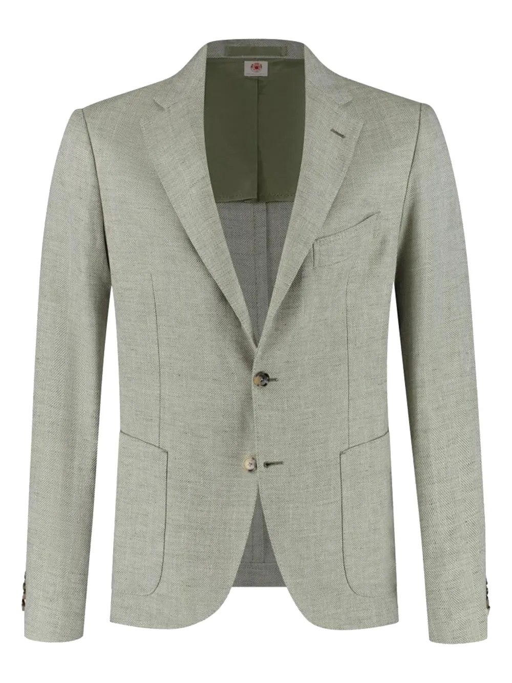 Пиджак с узором в елочку Luigi Borrelli, зеленый
Пиджак с узором в елочку Luigi Borrelli, зеленый